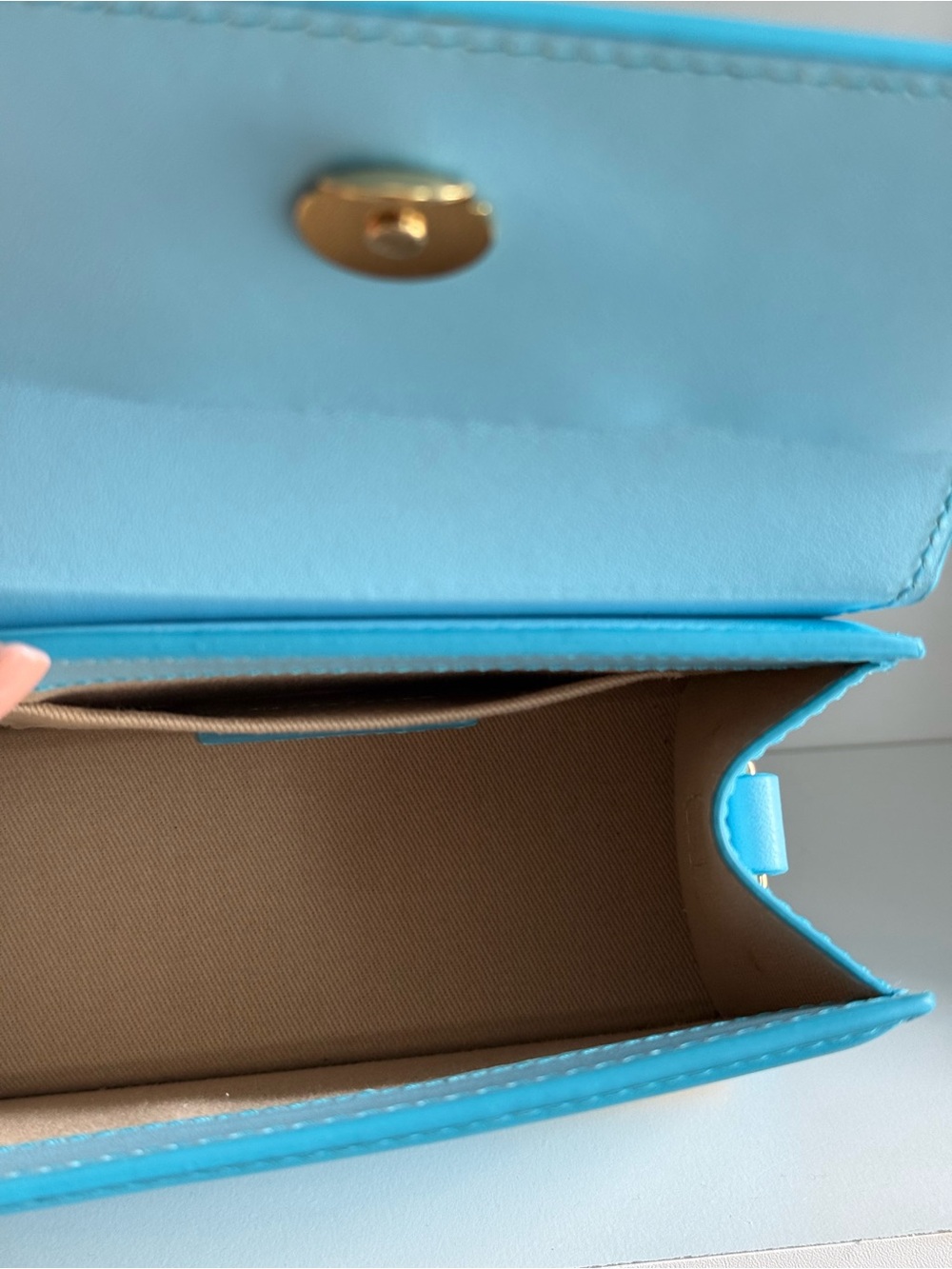 Jacquemus Le Chiquito Small Bag – Light Blue Leather - Picture 13 of 16